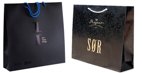 laminated paper bags with embossing
