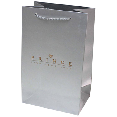 luxury paper bags with embossing and hot stamping logo