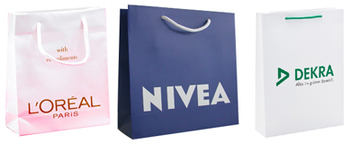 laminated paper bags with custom logo