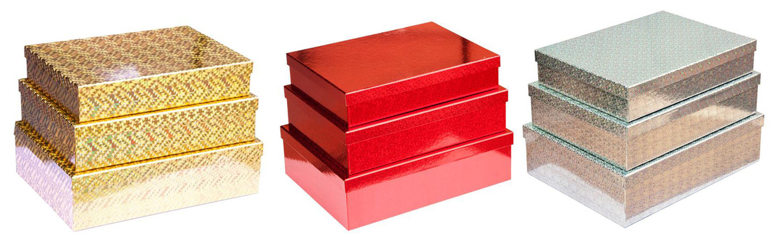 luxury gift boxes with hologram finishes