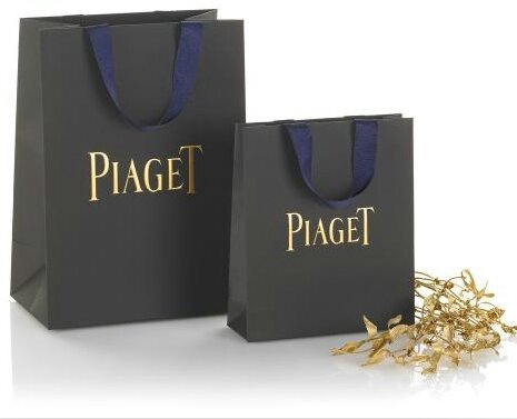 luxury paper bags with hot stamping and embossing logo