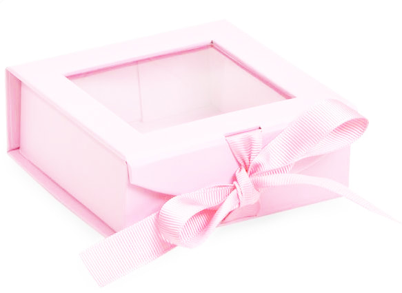 foldable gift boxes with window