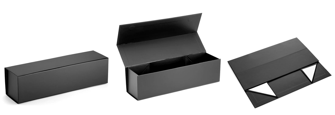 foldable rigid wine boxes