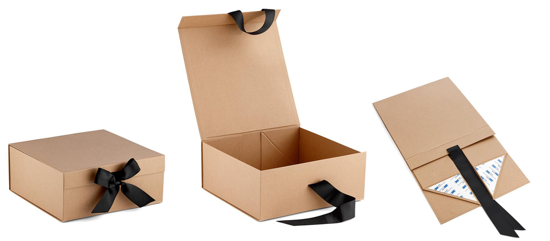 foldable kraft gift boxes