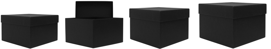 black kraft gift boxes